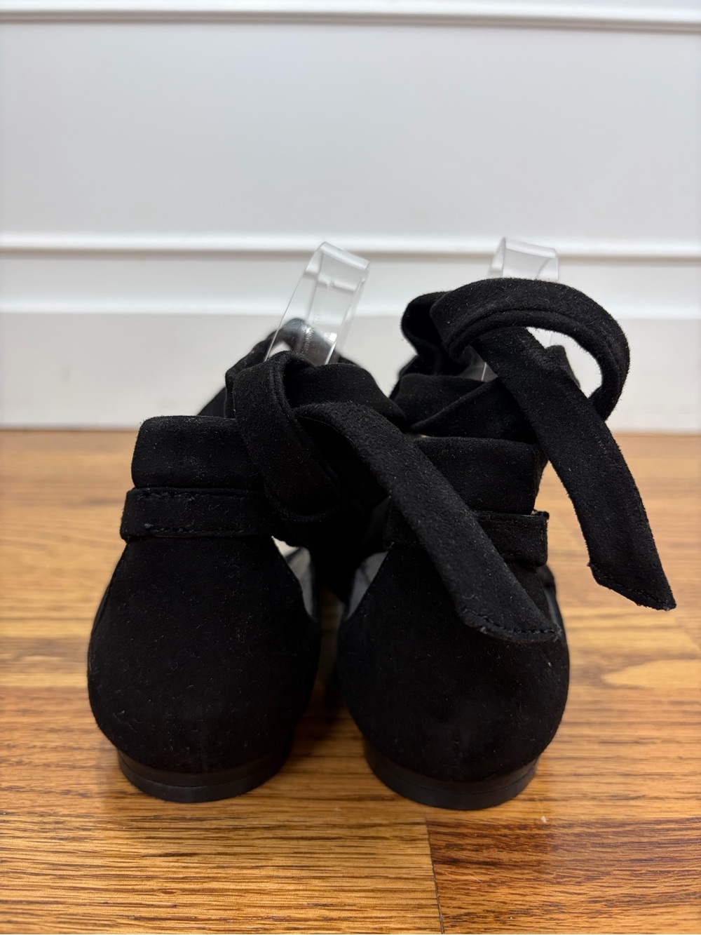 Kenneth Cole New York Wilhelmina Black Suede Ballet Flats (8) - Picture 5 of 12